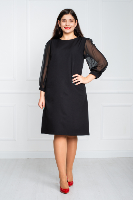 Rochie Braelyn midi neagra [2]