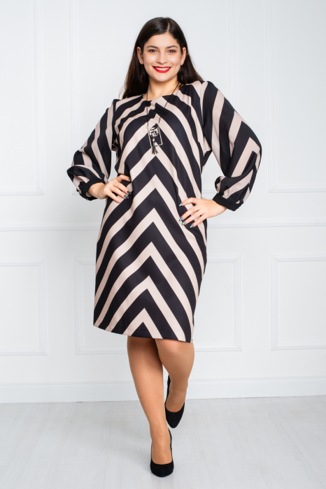 Rochie Braylee midi crem [2]