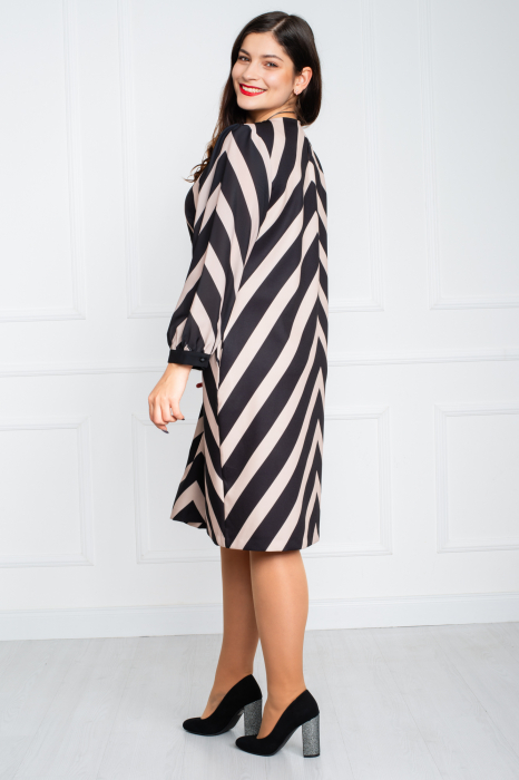 Rochie Braylee midi crem [4]