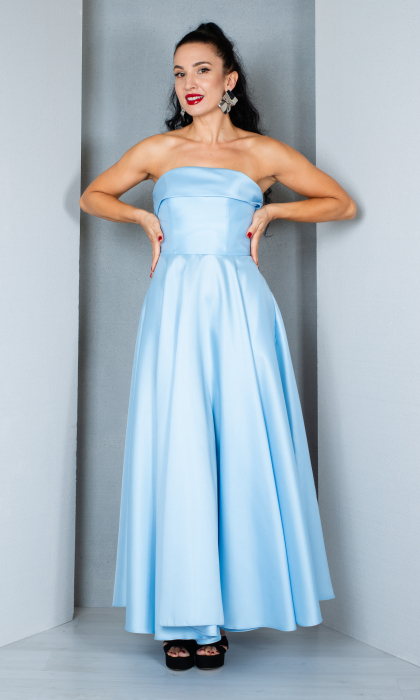 Rochie Brayleigh midi bleu [2]