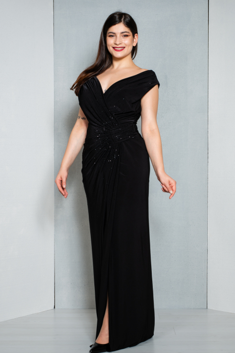 Rochie Brigid lunga neagra [3]