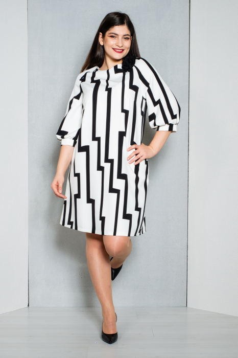 Rochie Brinleigh scurta alba [2]