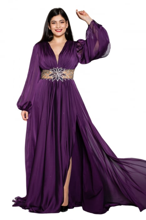 Rochie Briony lunga mov [6]