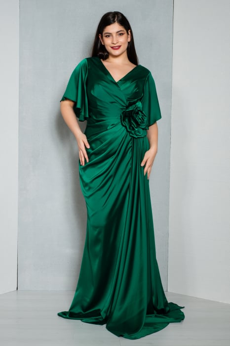 Rochie Brook lunga verde [3]