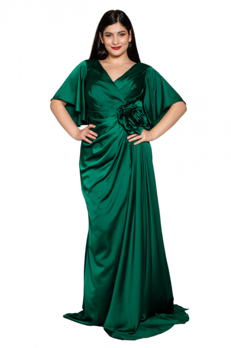 Rochie Brook lunga verde [6]