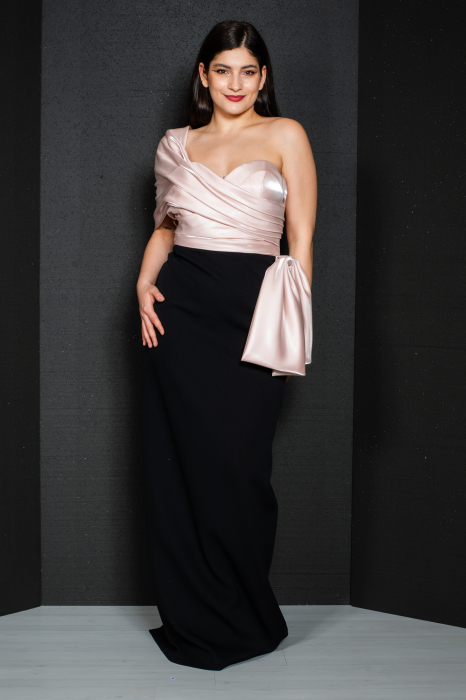 Rochie Bryar lunga pudra [2]