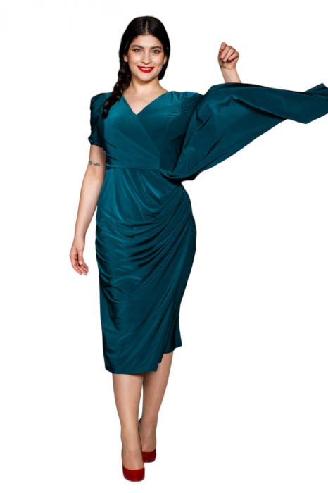Rochie Brynnleigh midi verde [6]