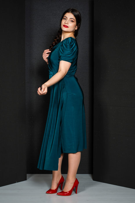 Rochie Brynnleigh midi verde [4]