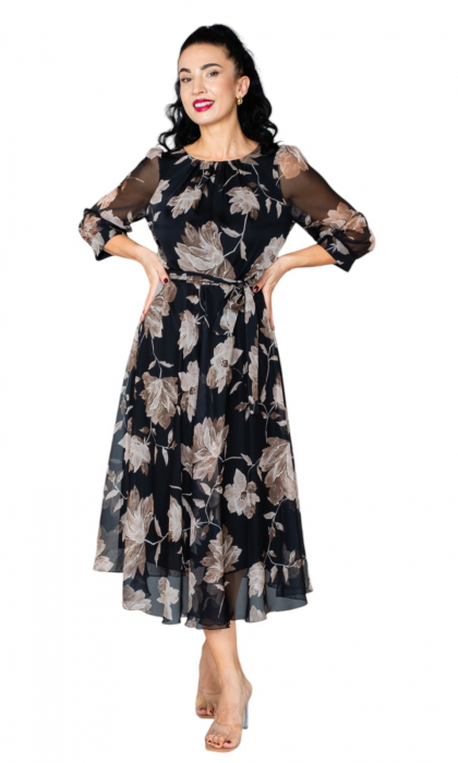 Rochie midi neagra [5]