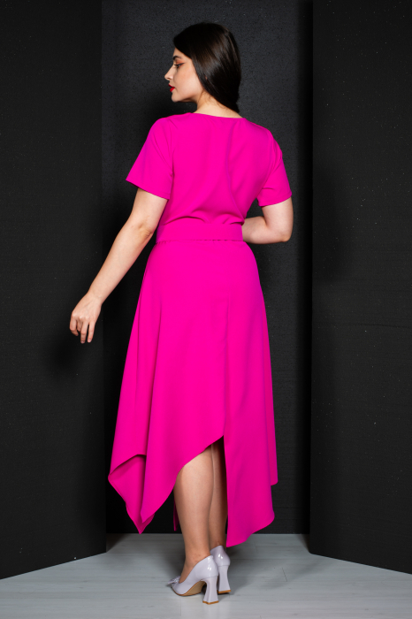 Rochie Brystol midi fucsia [5]