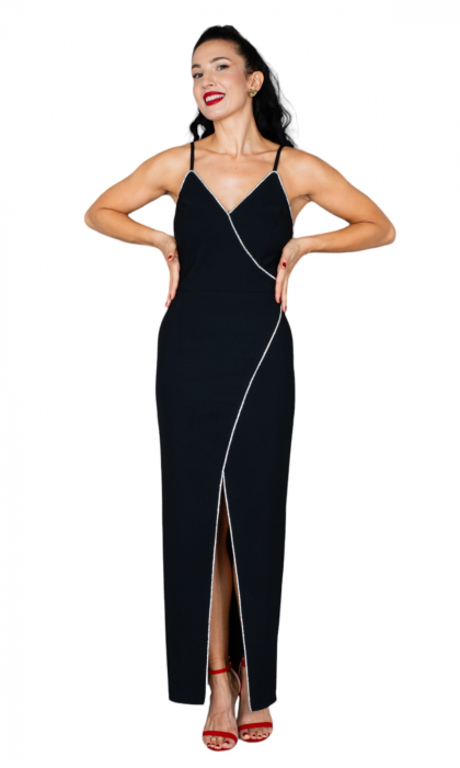 Rochie Cameron midi neagra [5]