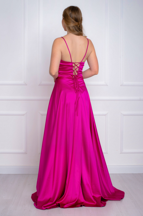 Rochie lunga roz [4]