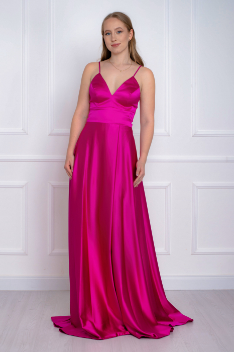 Rochie lunga roz [2]