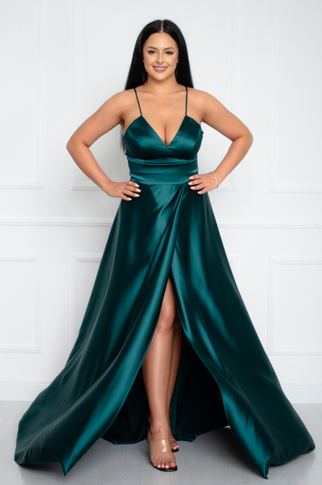 Rochie Camilla lunga verde [2]