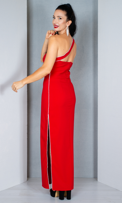 Rochie Capri lunga rosie [4]