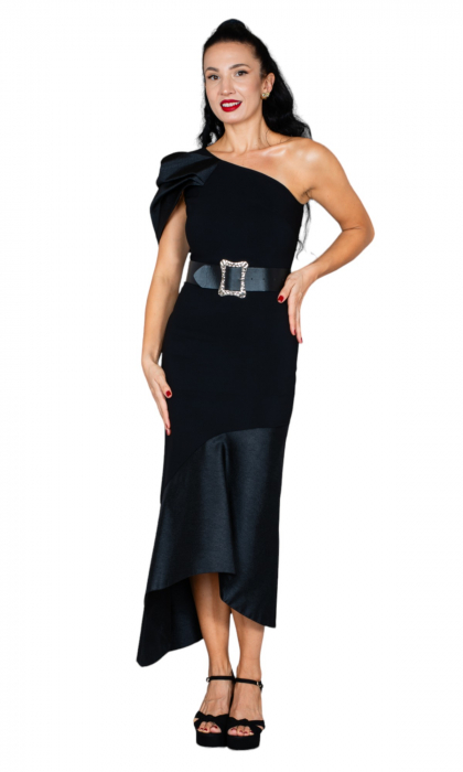 Rochie Cara midi neagra [5]
