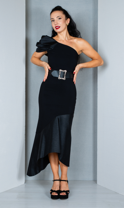 Rochie Cara midi neagra [2]