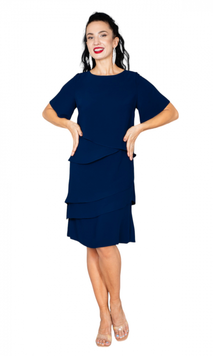 Rochie Carleigh midi bleumarin [5]