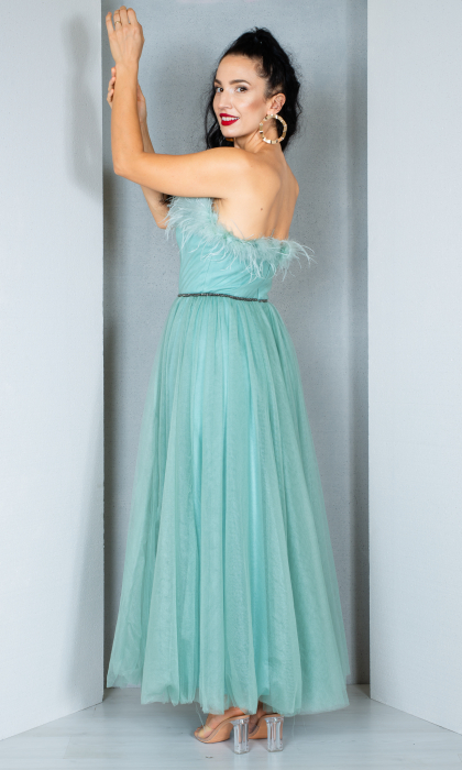 Rochie Carmela midi menta [4]