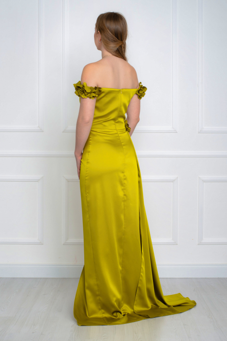 Rochie lunga fistic [4]