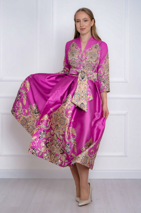 Rochie midi lila [2]