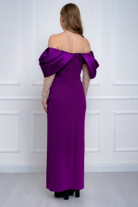 Rochie lunga mov [3]