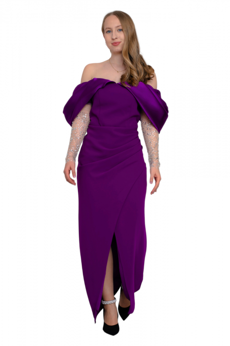 Rochie lunga mov [4]