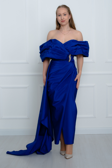 Rochie midi albastra [2]