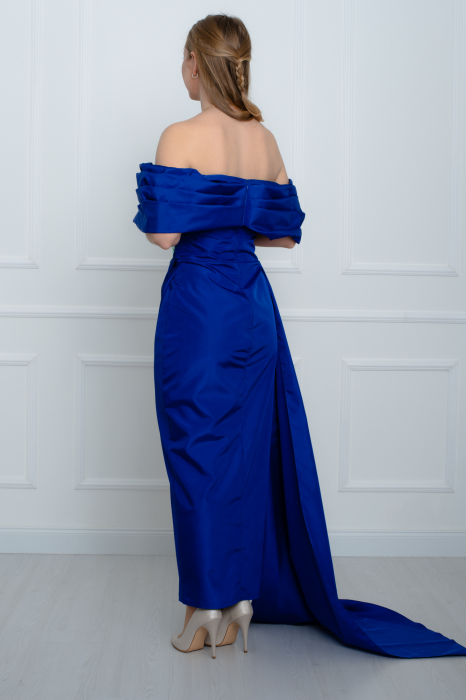 Rochie midi albastra [4]