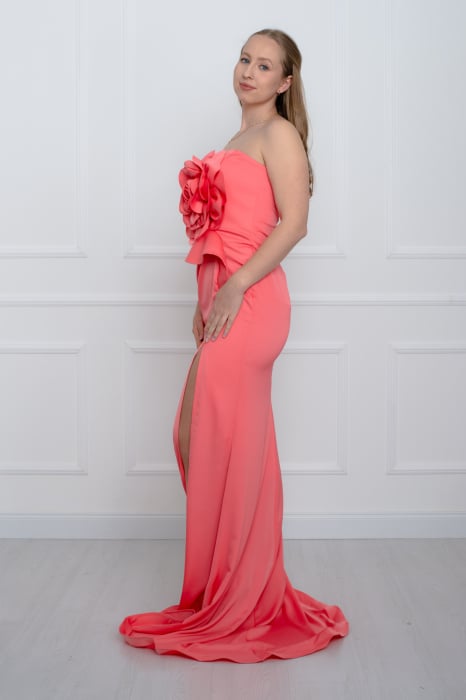 Rochie lunga somon [4]