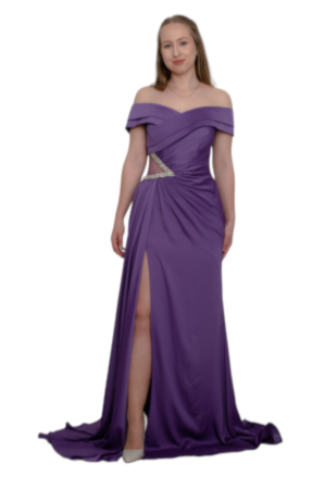 Rochie lunga lila [4]