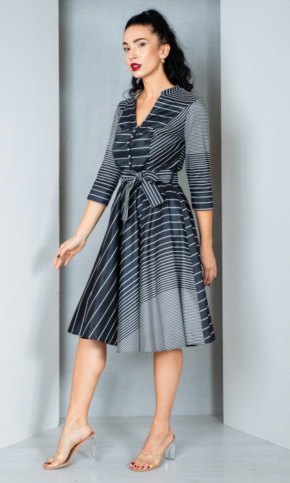 Rochie Daelyn midi neagra [3]