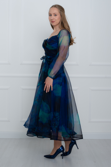 Rochie midi albastra [2]