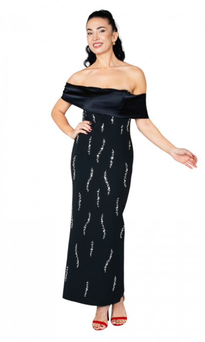 Rochie Danna midi neagra [5]