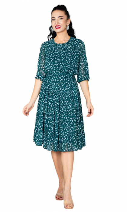 Rochie Daria midi verde [5]