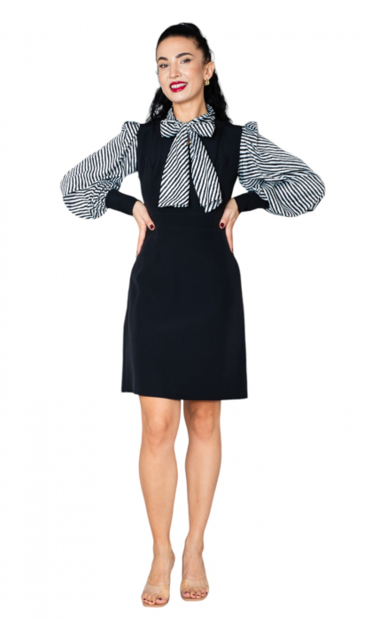 Rochie Darlene scurta neagra [5]