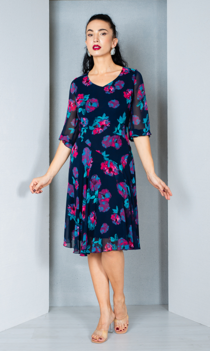 Rochie Dawsyn midi bleumarin [2]
