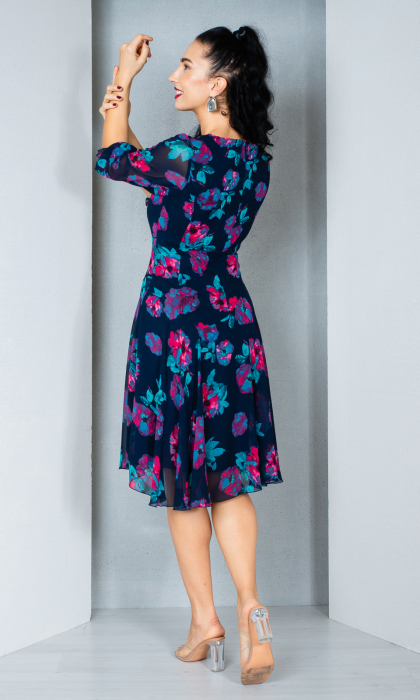 Rochie Dawsyn midi bleumarin [4]