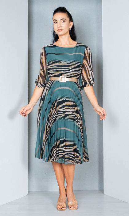 Rochie Emberlynn midi vernil [2]