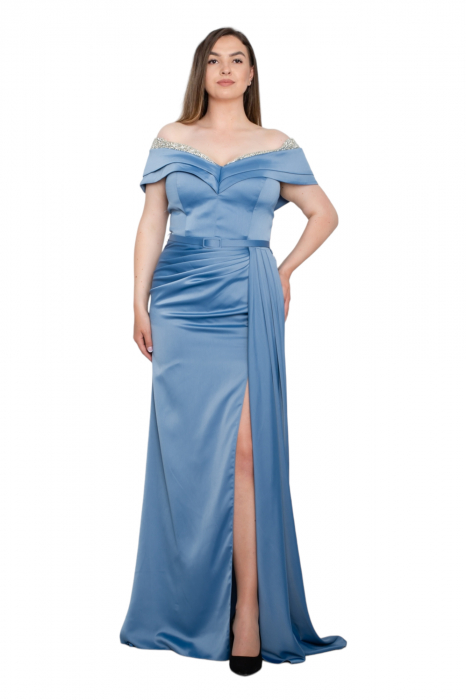 Rochie lunga bleu [4]
