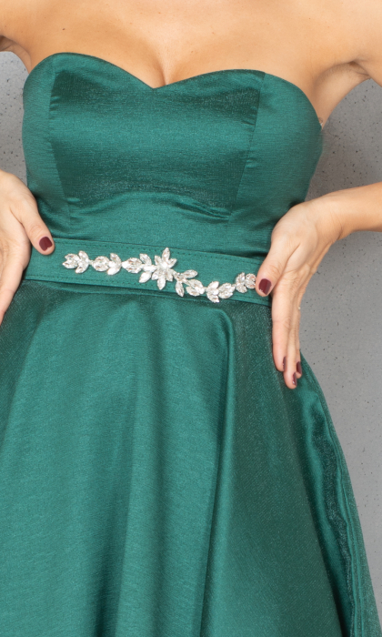 Rochie Estelle midi verde [3]