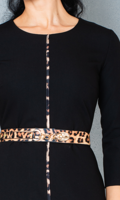 Rochie Elisabeth midi neagra [3]