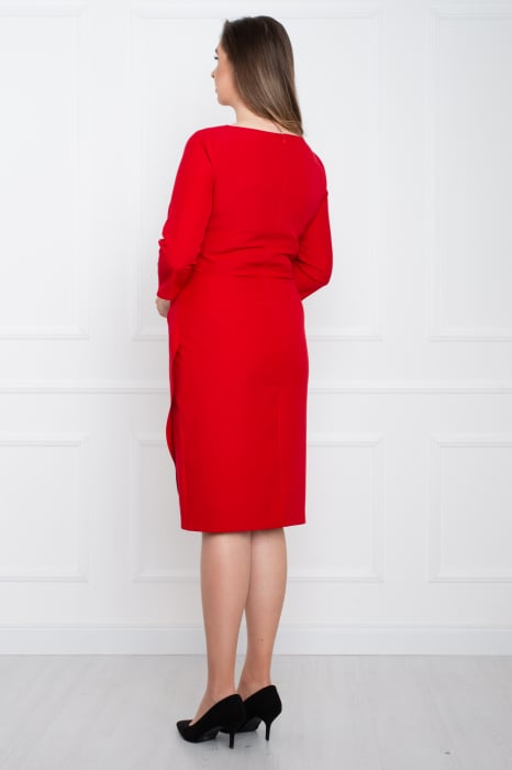 Rochie midi rosie [3]
