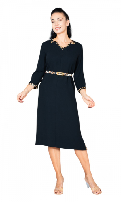 Rochie Ehlani midi neagra [8]