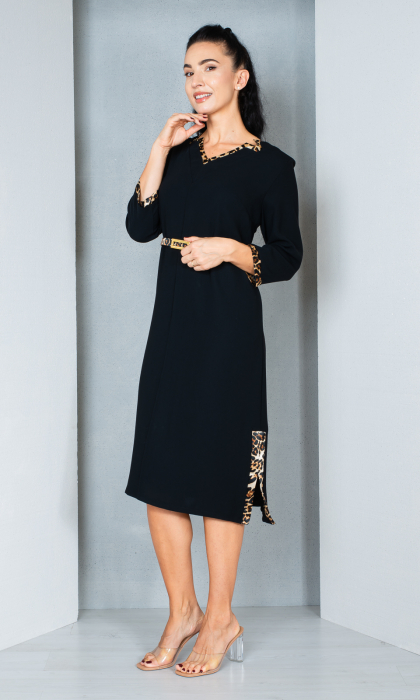 Rochie Ehlani midi neagra [6]