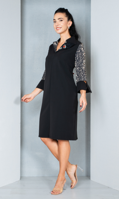 Rochie Emberlyn midi neagra [5]