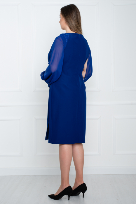 Rochie midi albastra [3]