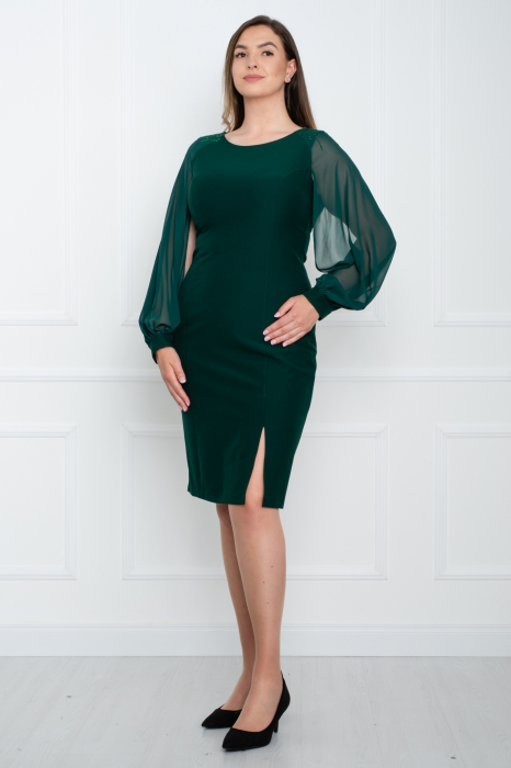 Rochie midi verde [2]