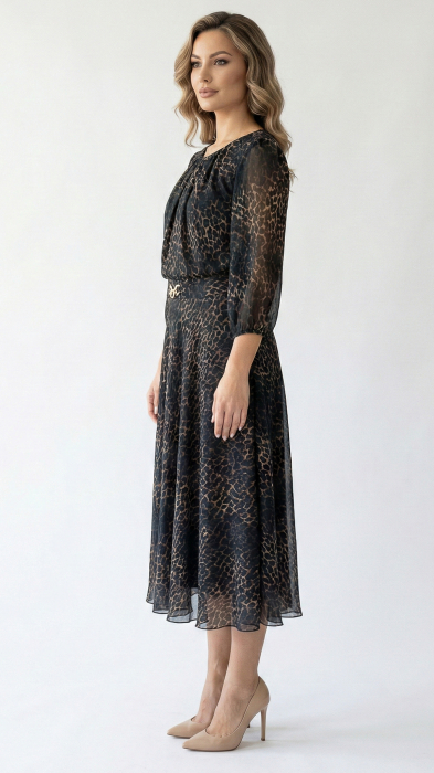 Rochie Fable midi maro [4]