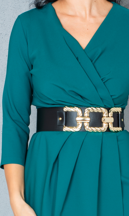 Rochie Fallon midi verde [2]